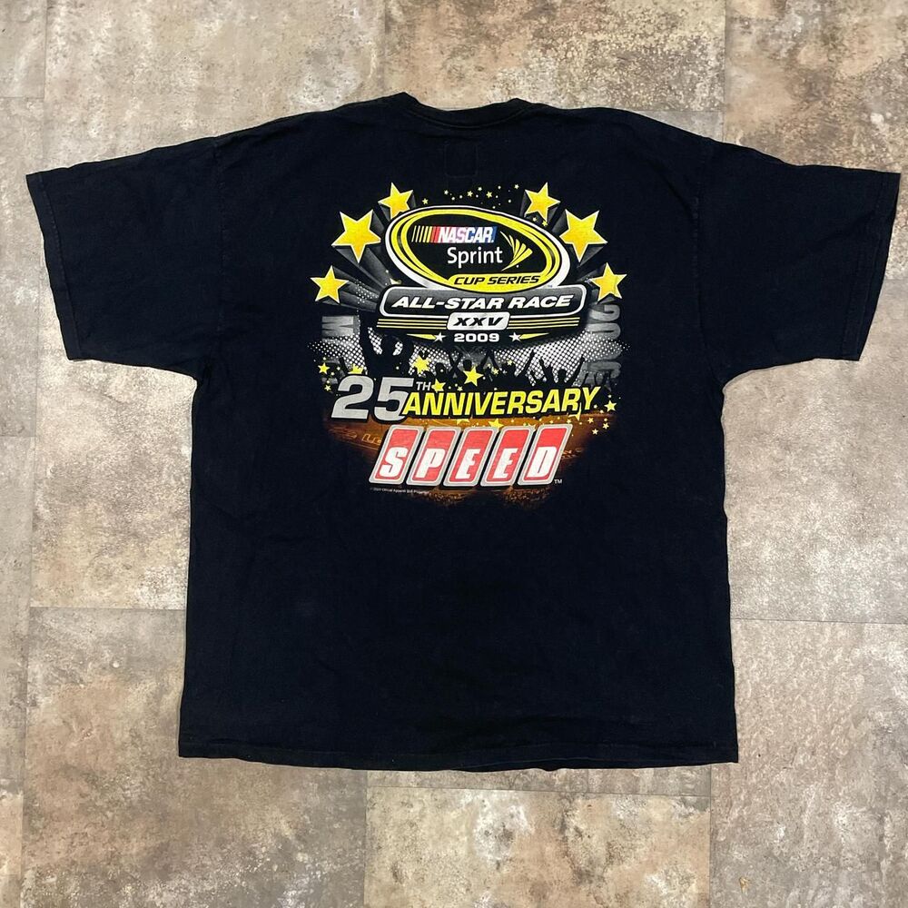 chase authentics 2009 nascar 25th anniversary shirt size 2xl